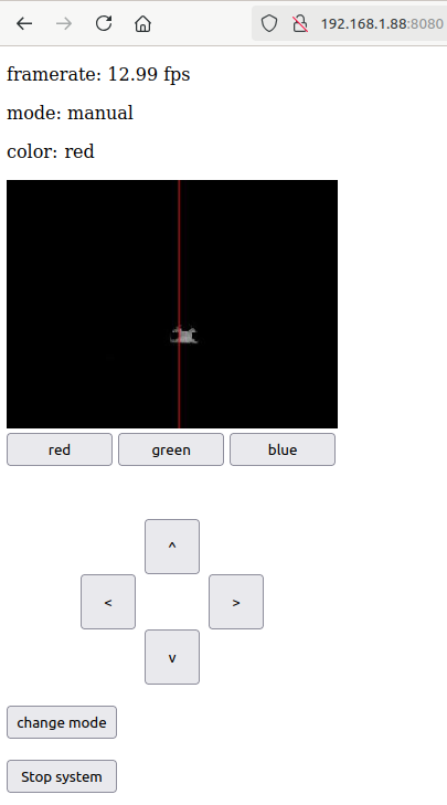 color detection interface